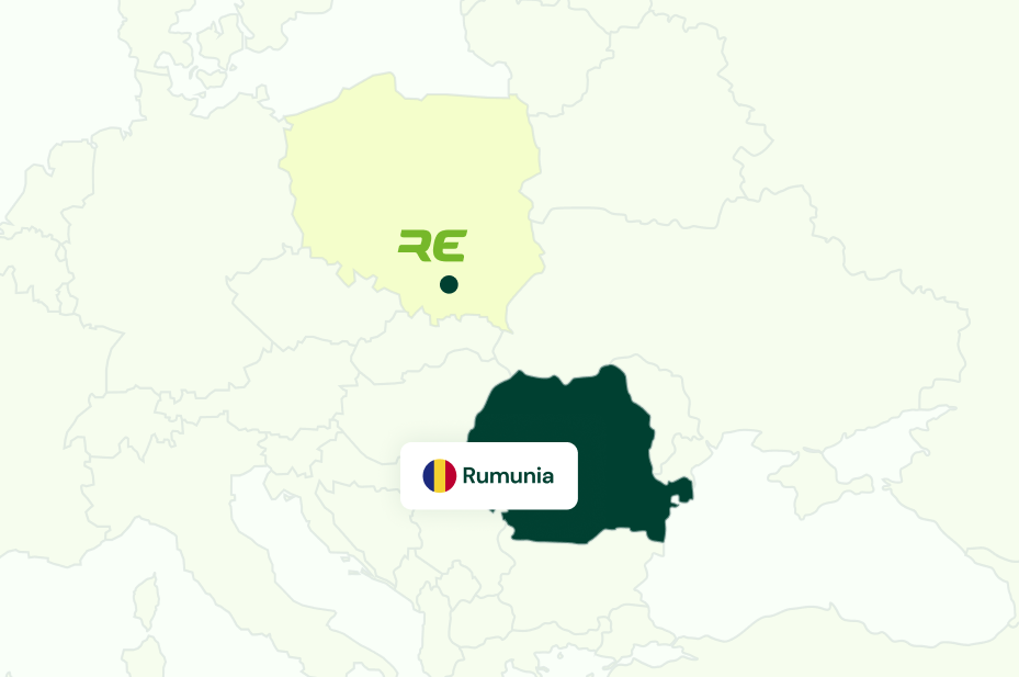 Mapa Rumunii - przesyłki do Rumunii z Polski z Romania Express